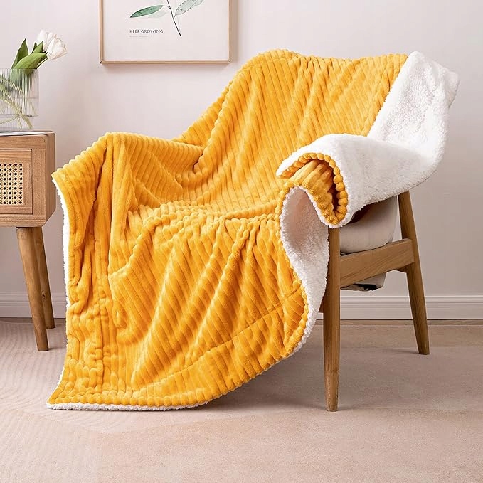 Elegantní Deka Tlustá Přehoz Na Postel Pohovku Měkký Teplý Pléd 125x150