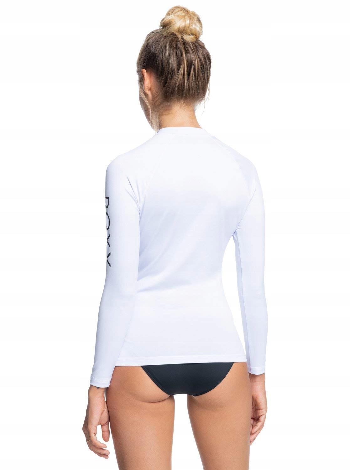 Roxy Whole Hearted Ls Wm Rashguard Damski M Upf 50 Biały