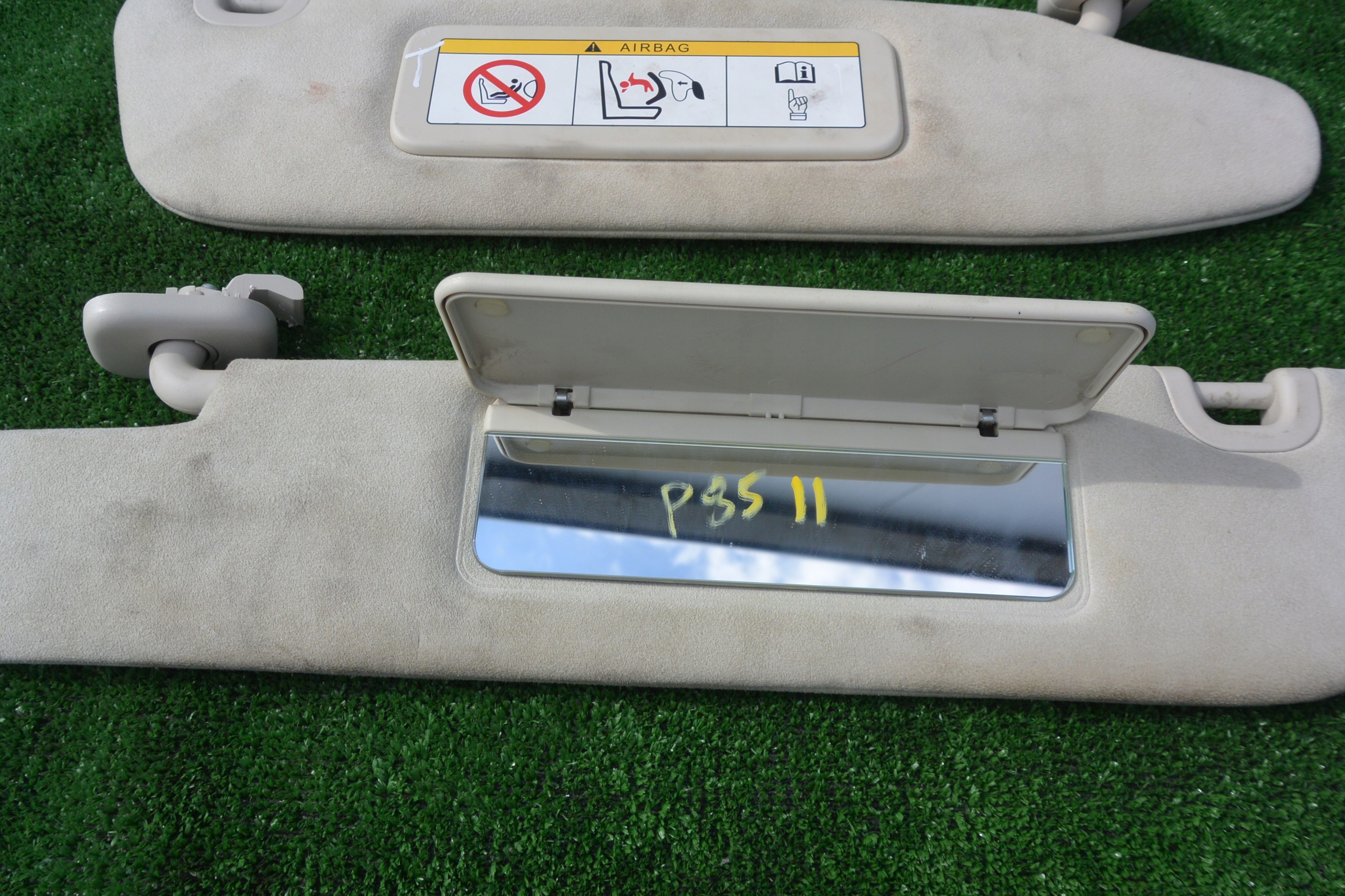 visor PRZECIWSLONECZNY right left TESLA MODEL S