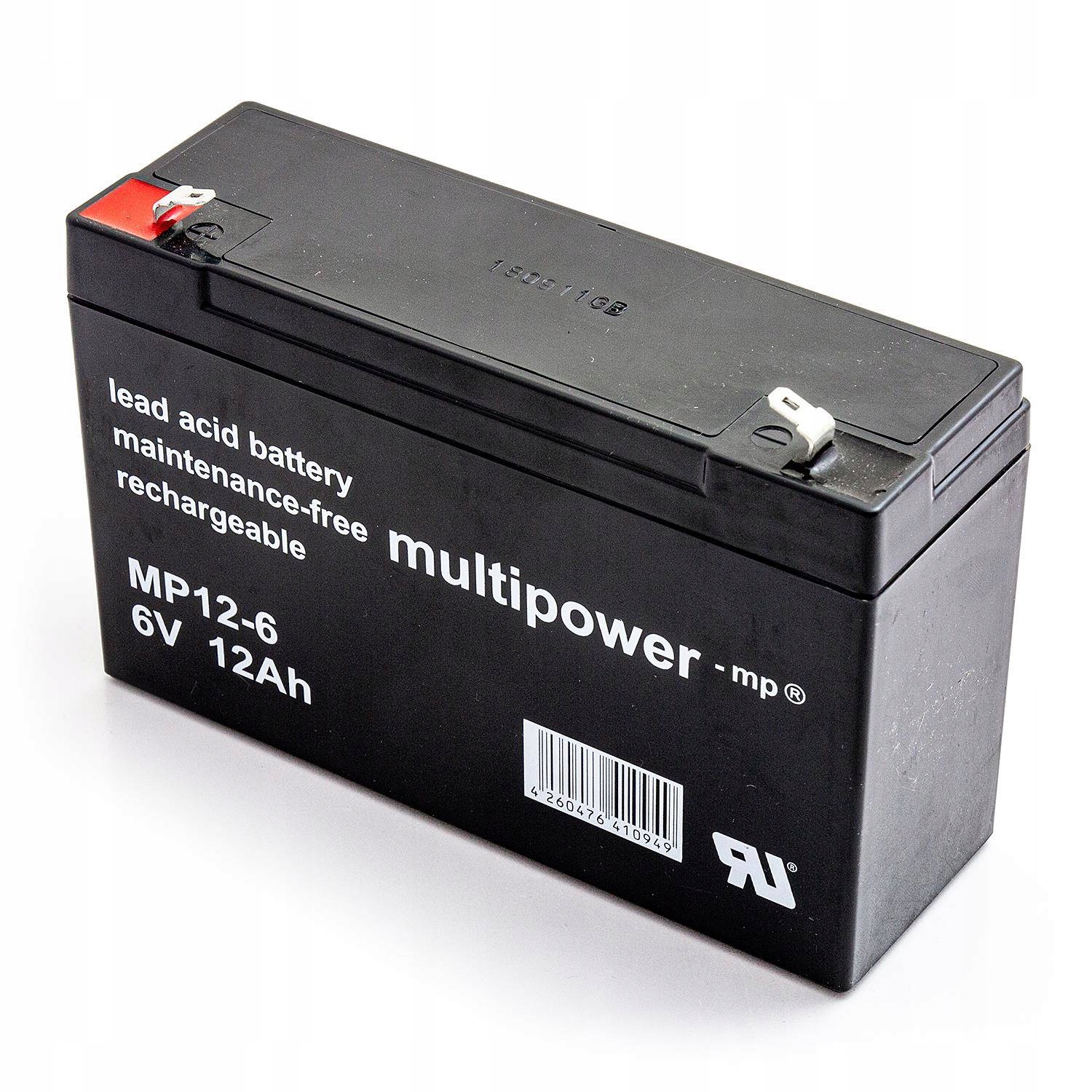 Akumulator Multipower MP12-6 6V 12Ah Agm żelowy
