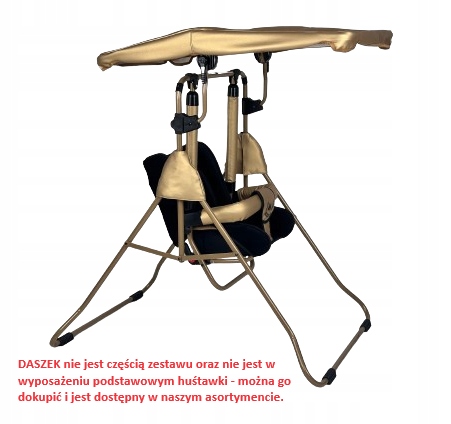 Huśtawka ADBOR N1 GOLD 2W1 LEŻACZEK Kol NG13 !NEW! Waga produktu z opakowaniem jednostkowym 8 kg