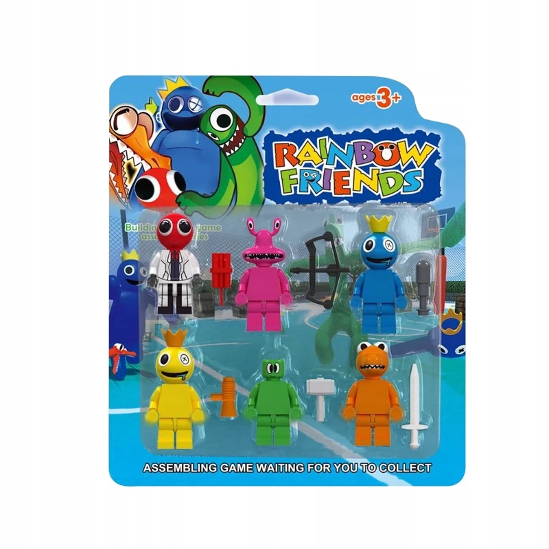 

Figurki Rainbow Friends 6 szt. typu Lego GRATISy