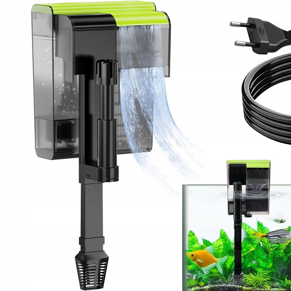 Levně Akvarijní Filtr Integrovaný S Uv Kyslíkem A Čištěním Povrchů