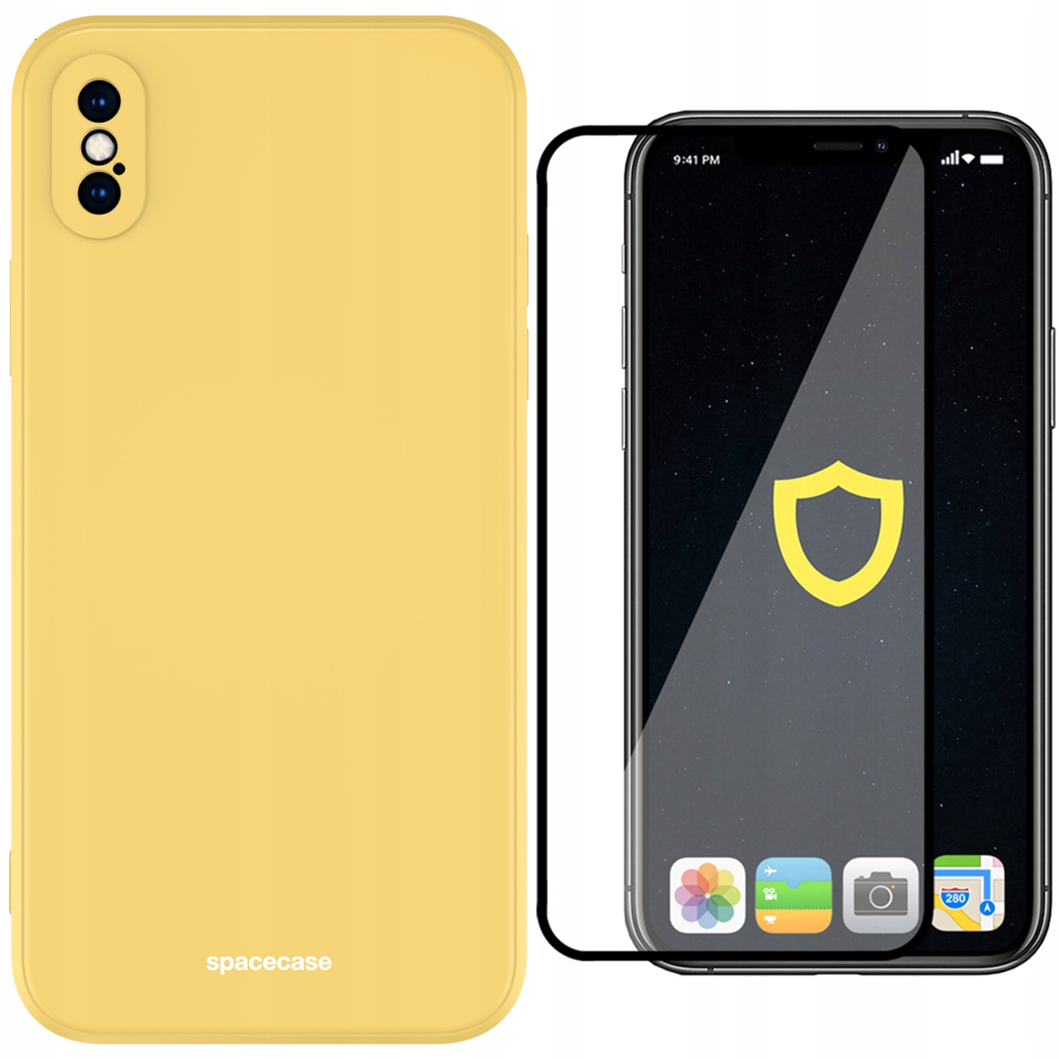 

Etui Case Matowe Spacecase Do Iphone X/xs Szkło