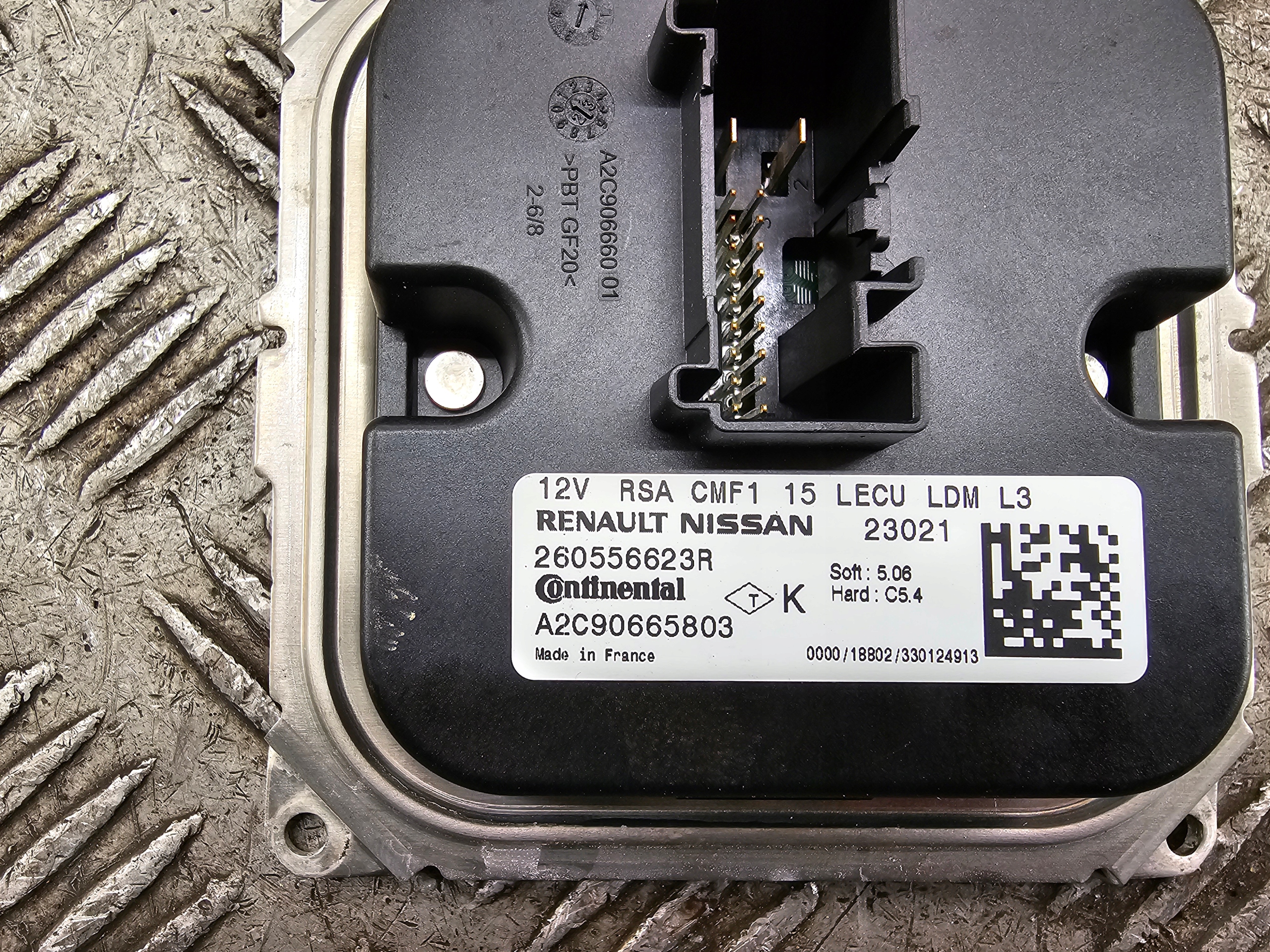 control unit module LED 260556623R RENAULT NISSAN A2C90665803