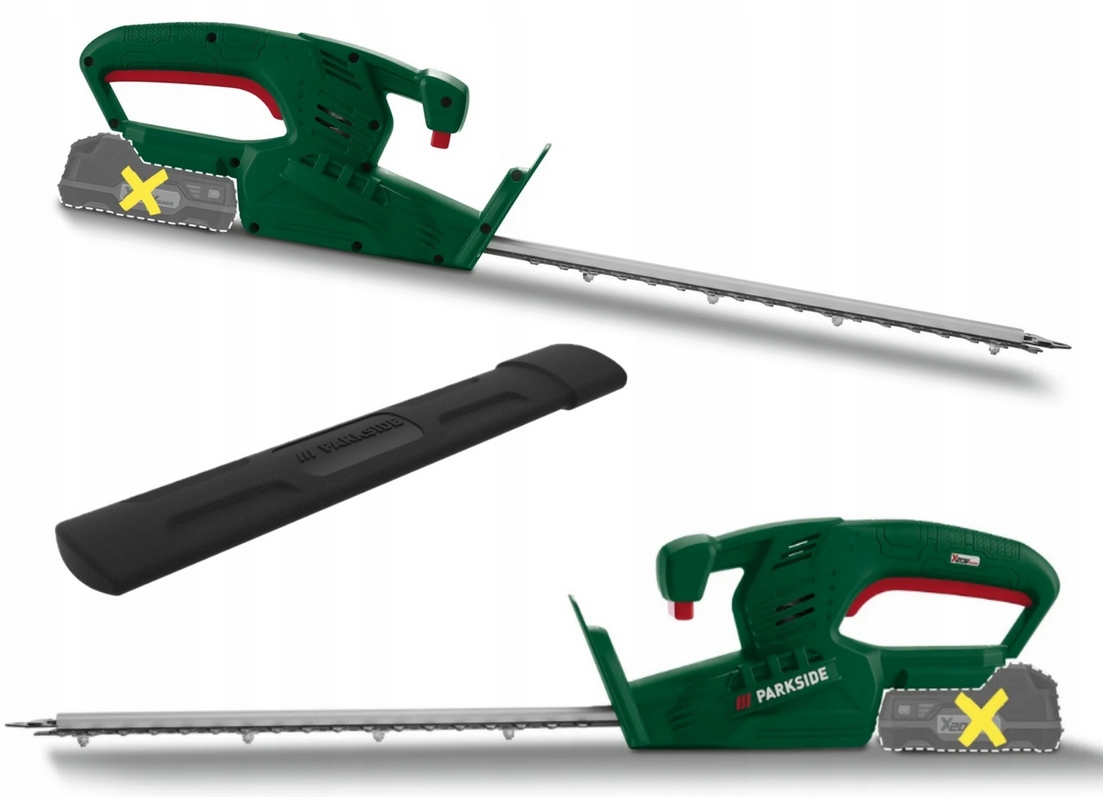 Bezprzewodowe Nożyce Parkside Do Żywopłotu Krzewów 20V Akumulatorowe 35 cm