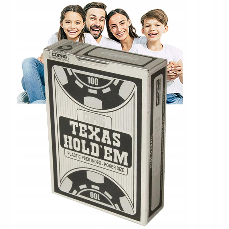 Karty GRA KARCIANA Talia Zestaw Texas Hold'em