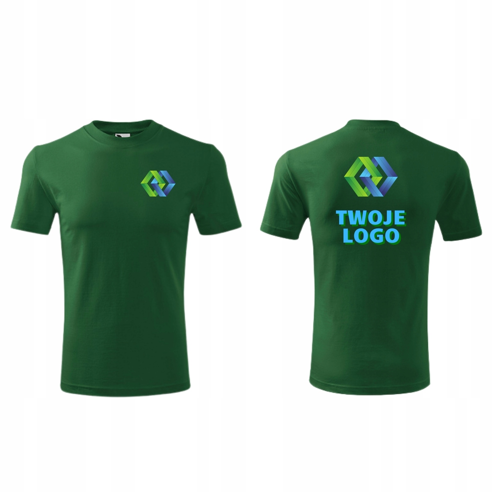 

Koszulka robocza z własnym nadrukiem logo firmy