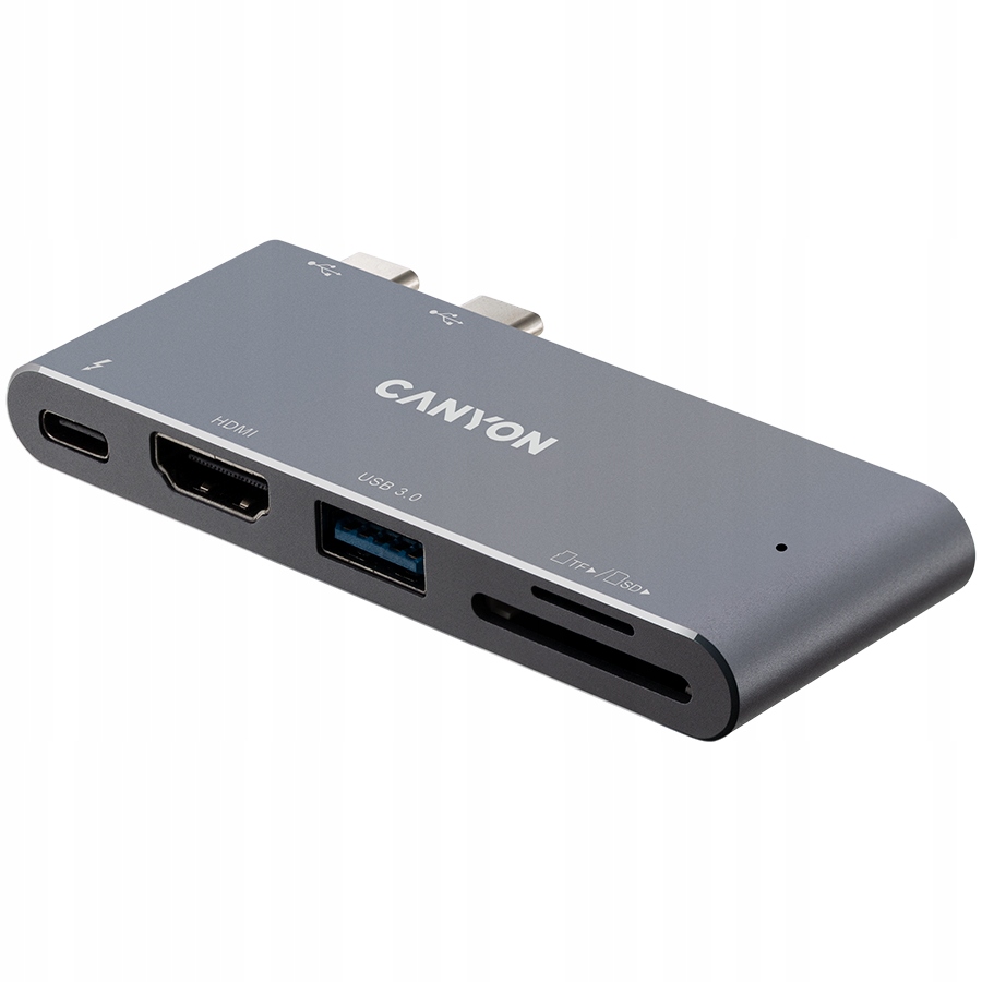 Canyon DS-5 Hub Thunderbolt 3 5v1 Hdmi 4K Usb-a 3.0 Space Grey