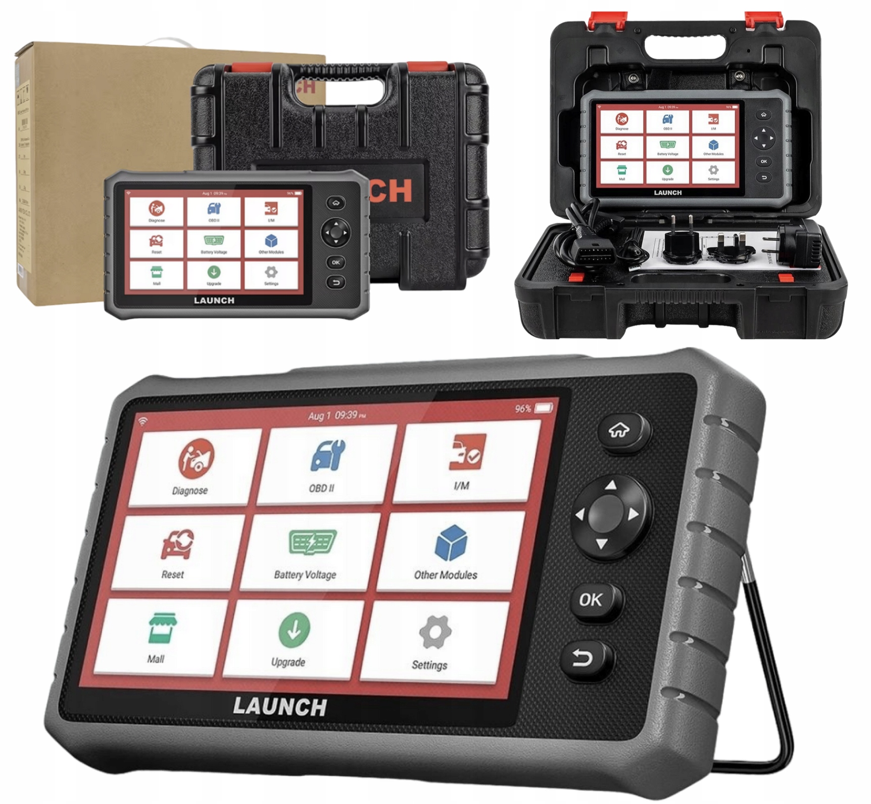 Tester Skener Diagnostické Rozhranie Launch CRP919E Lite OBD2 7" Poľský