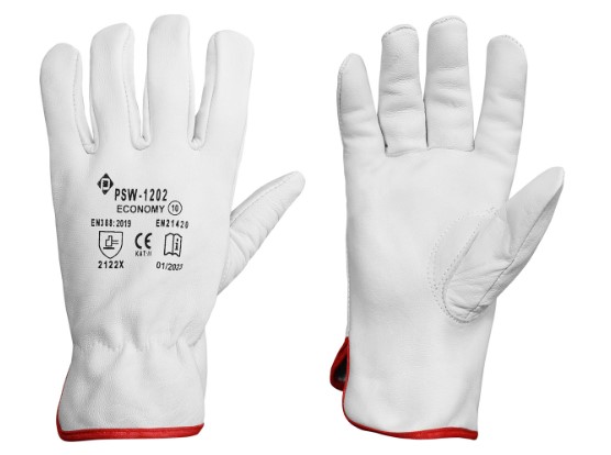 RĘKAWICE ROBOCZE SPAWALNICZE KRÓTKIE SKÓRZANE R.11