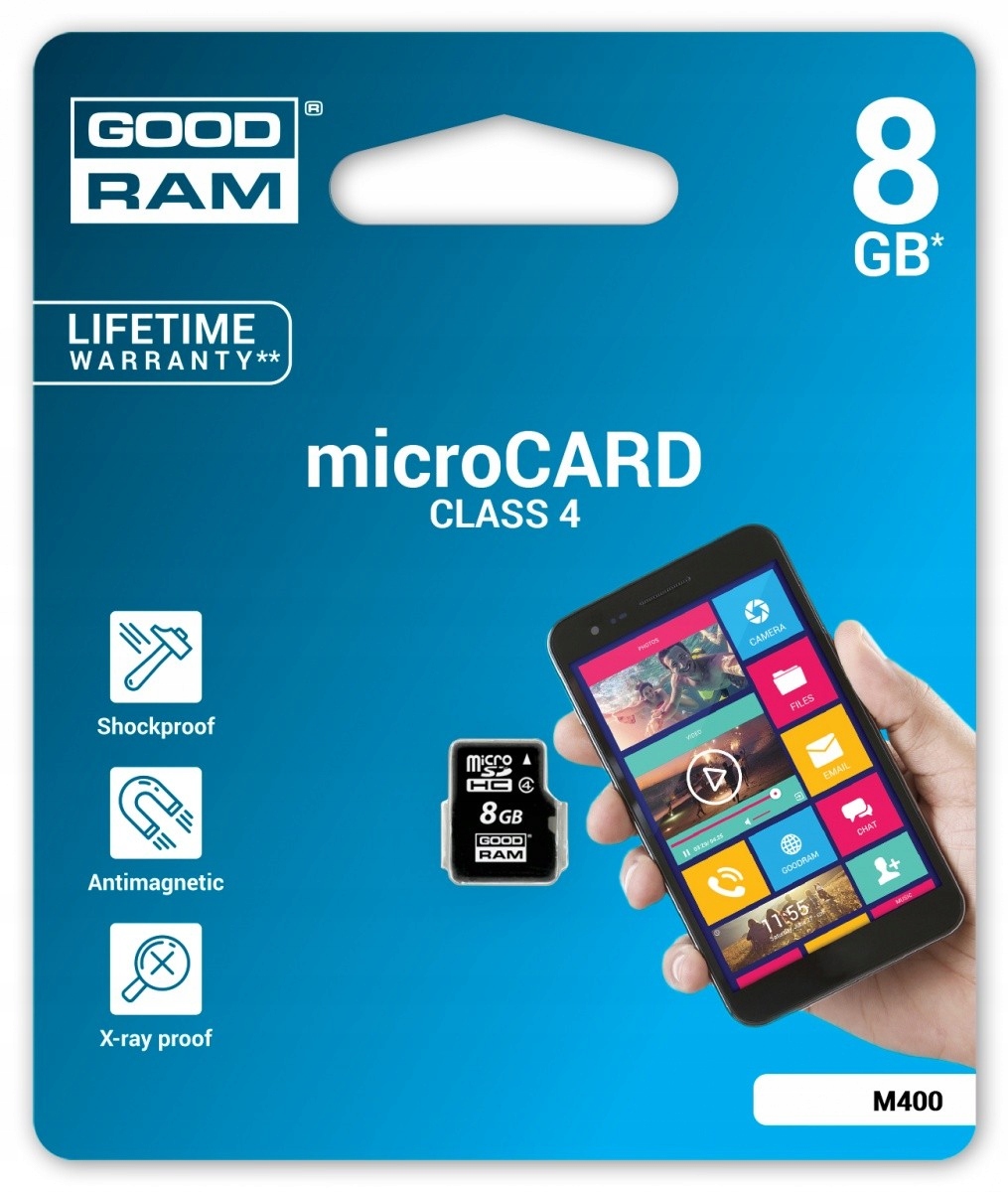 8 Gb Goodram karta micro Sdhc 8GB microSD Sd Card