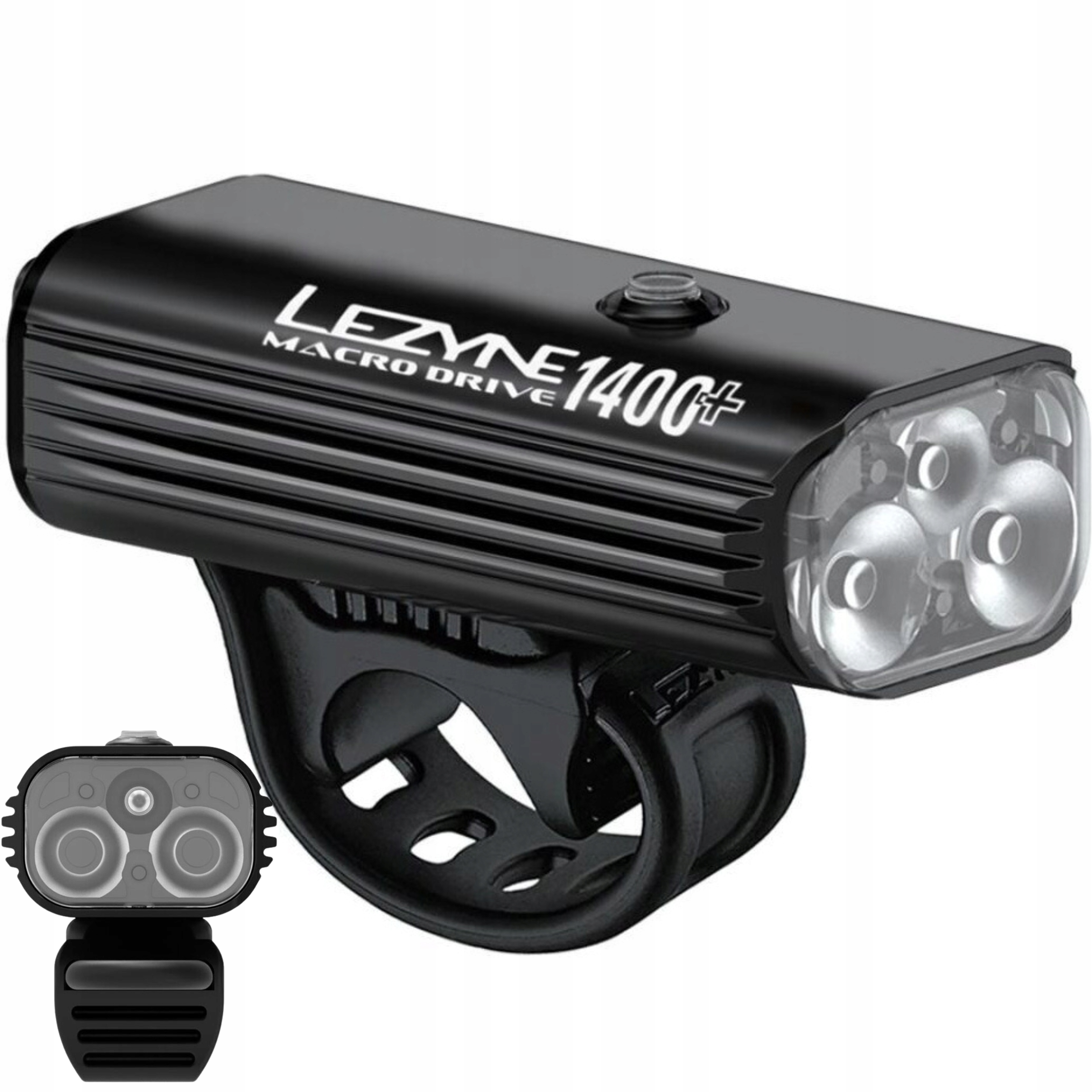 Lampka Rowerowa Przednia Lezyne Macro Drive 1400+ 1400 LM Usb C Mocna