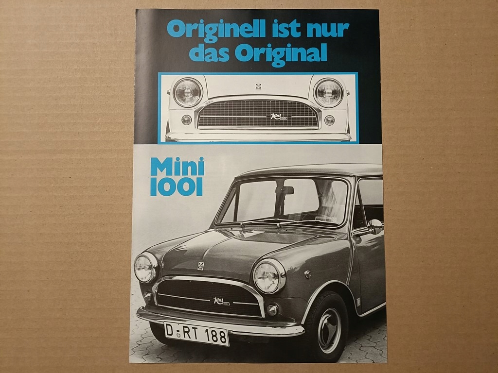 Prospekt - MINI 1001 - 1975 r