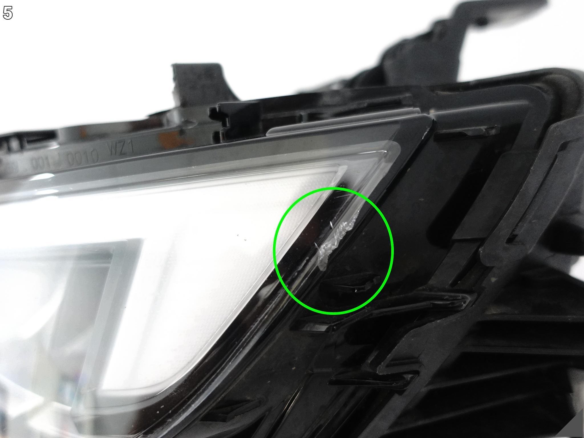 OPEL ASTRA L VI (6 GENERACJA) 21- light PUSZKA cover FULL LED left front