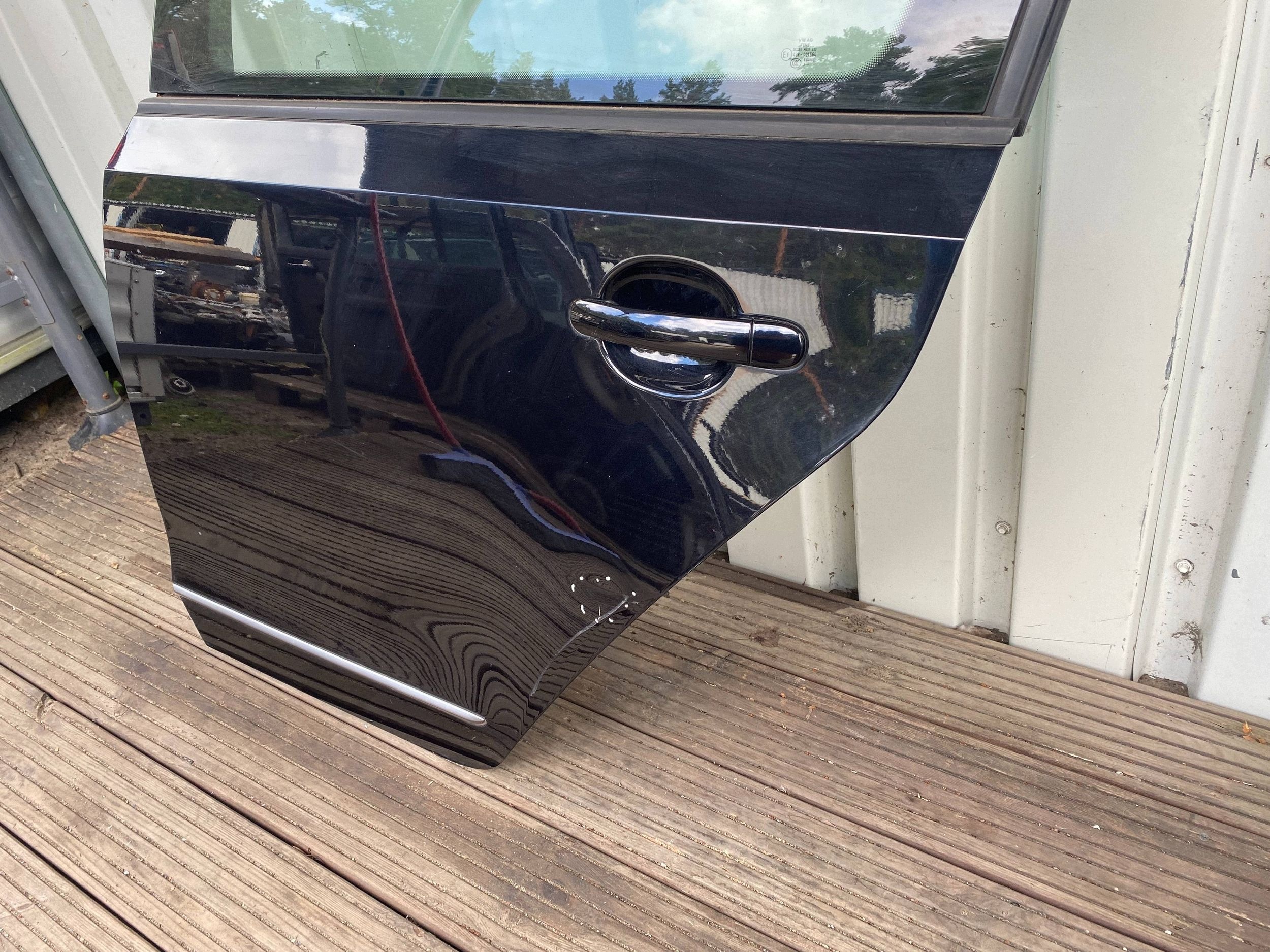 VW UP complete door left rear part rear. black