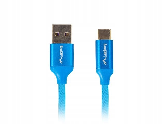Kabel Lanberg Premium Qc 3.0 CA-USBO-22CU-0005-BL (usb 2.0 typu A M Usb t