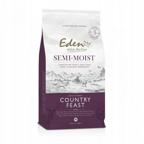 Levně Eden Country Feast Semi Moist 10 Kg Polovlhké krmivo pro psy 10 kg.