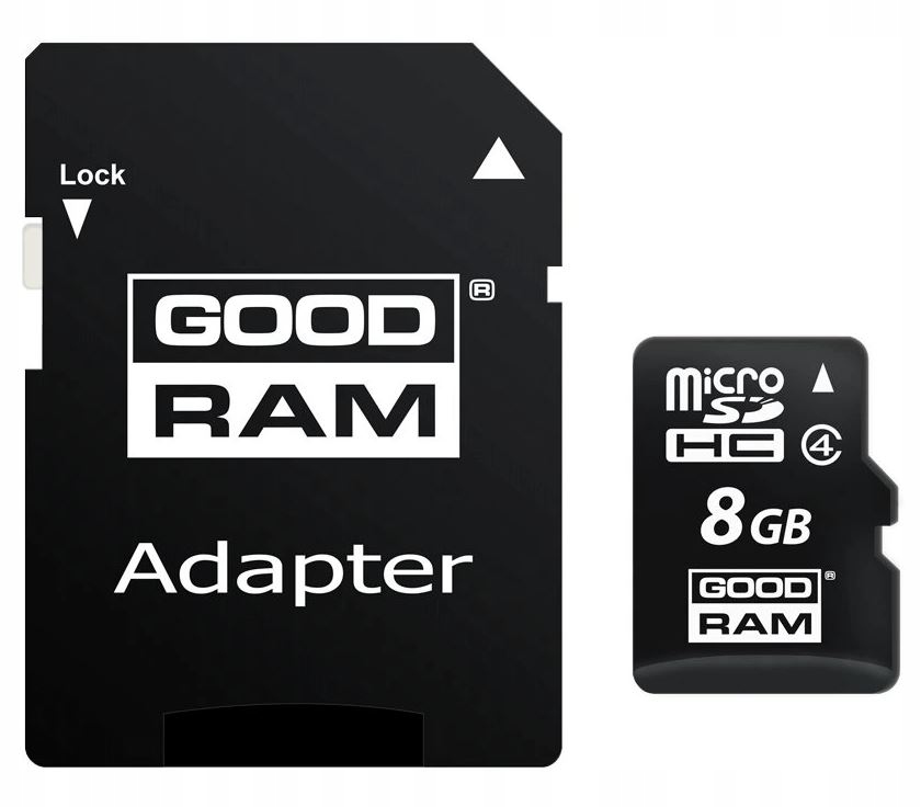 8GB KARTA PAMIĘCI MICRO SD/HC GOODRAM + ADAPTER SD Typ karty SDHC