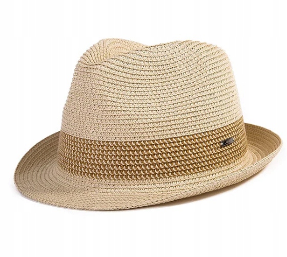 Comhats kapelusz słomkowy beżowy rozmiar 62-64