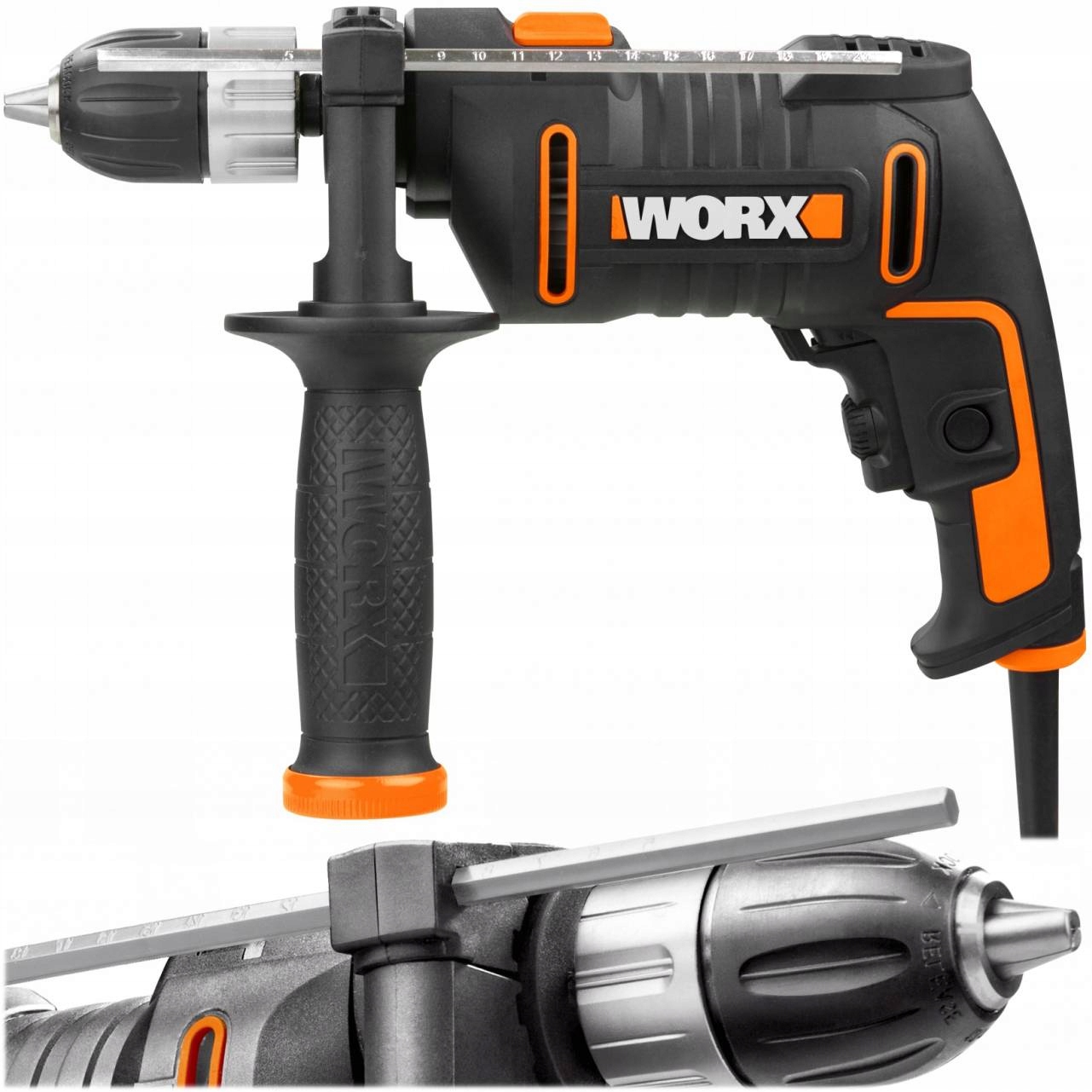 Worx Wiertarka Udarowa 600W 13MM Walizka WX317.2