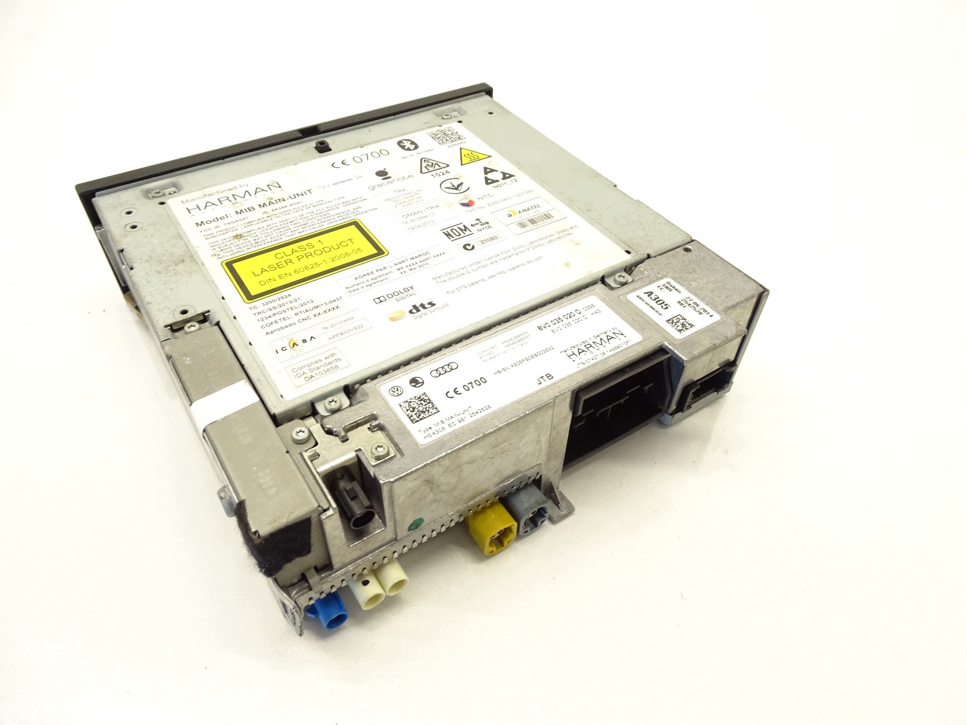 unit MMI card reader AUDI A3 8V 8V0035020D