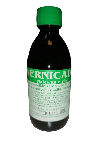 

Vernicadis zielona nakrętka 100 ml Pasożyty