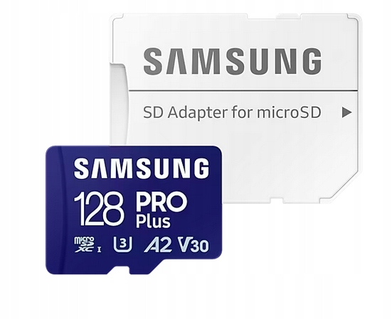 Karta microSD Samsung PRO Plus 128 GB + adapter