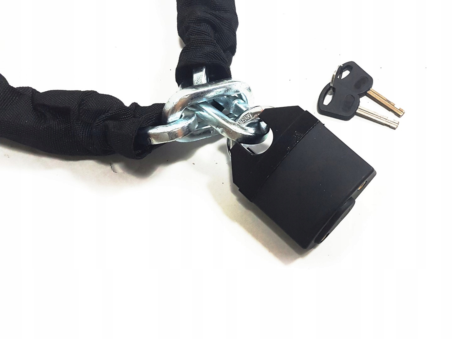 BLOKADA PRZECIWKRADZIEŻOWA ŁAŃCUCH/KŁÓDKA 1M OXF-017 10CM*10CM*1M OX Producent WZMOTO