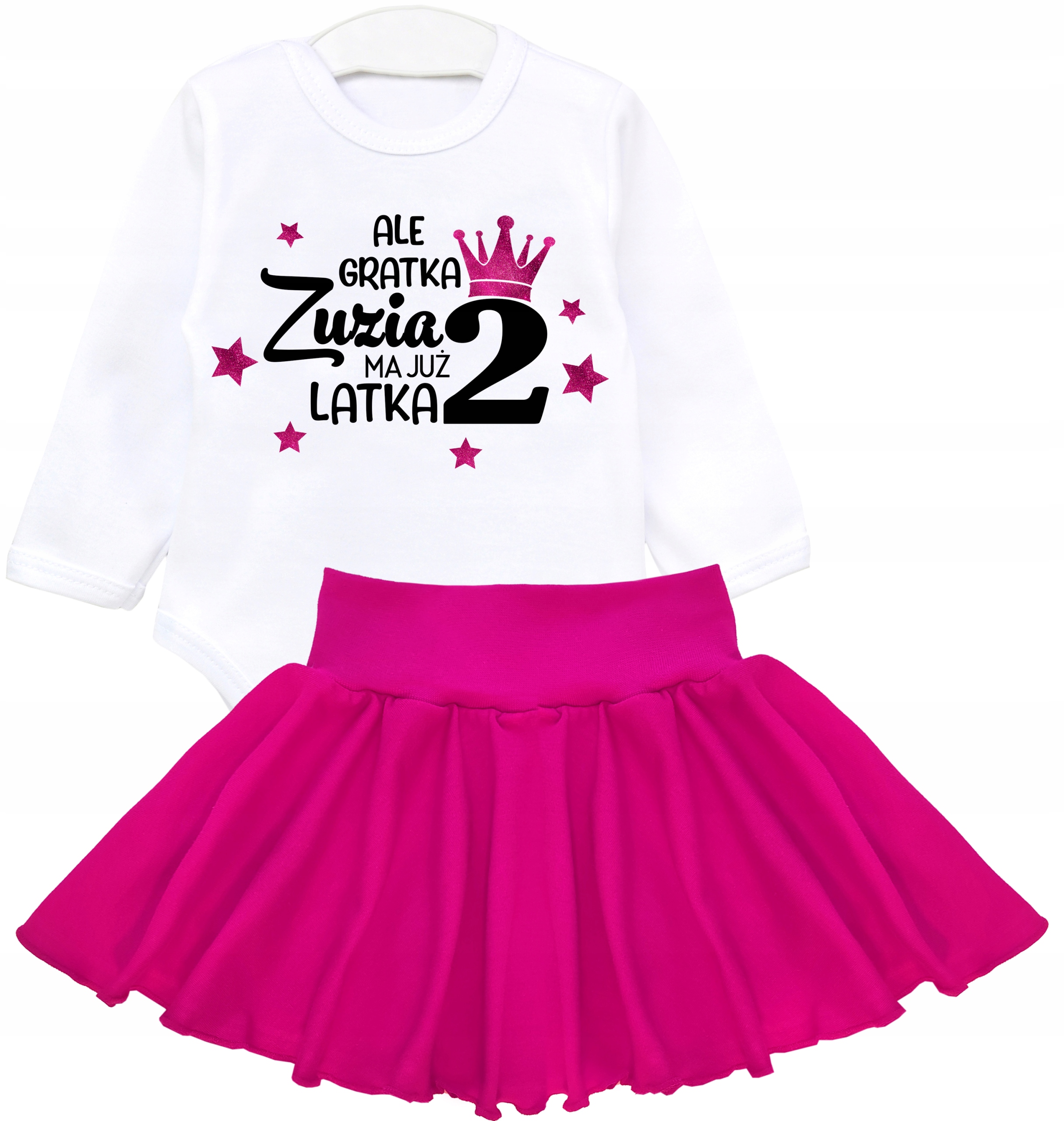 

Komplet Body Spódniczka Ale Gratka Mam 2 Latka 92