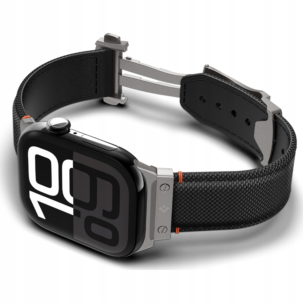 Pásik z ekokože pre Apple Watch 49/46/45/44 mm, Spigen Classic Fit, spona