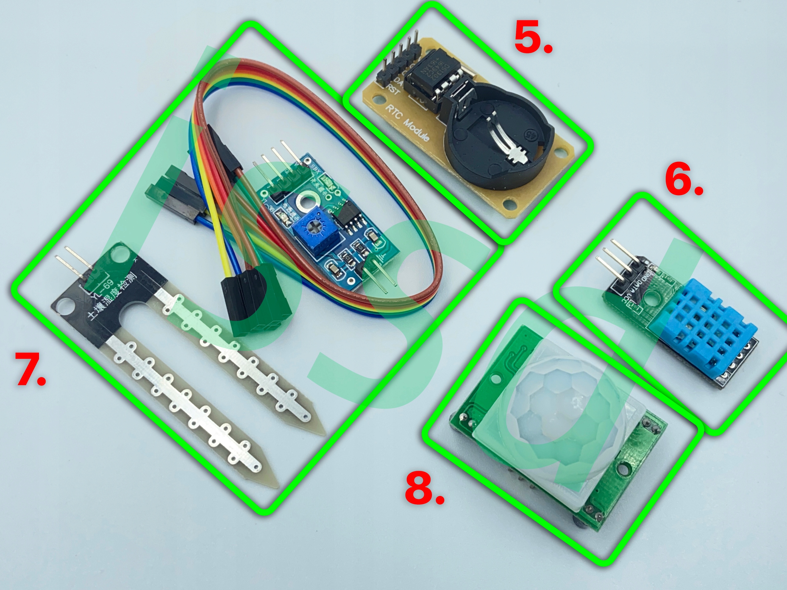 Zestaw 16 modułów czujniki Raspberry Pi Arduino Producent Mikrobot