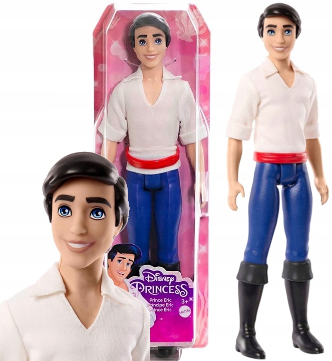 

Disney Princess Lalka Książę Eryk Mattel HLV96