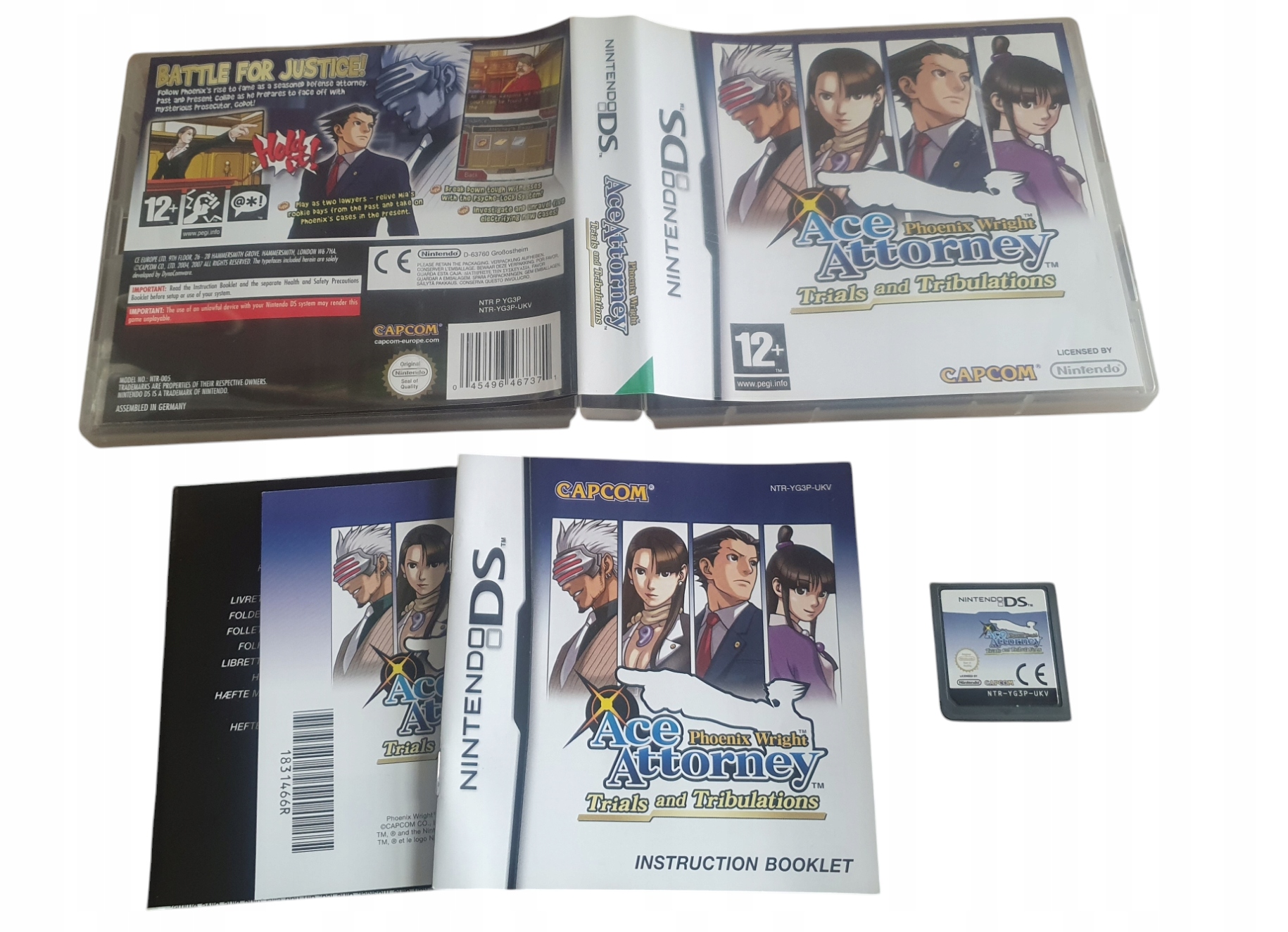 PHOENIX WRIGHT ACE ATTORNEY TRIALS AND TRIBULATIONS DS