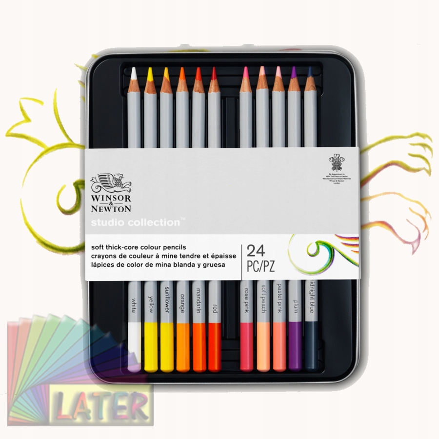 Pastelky kreslící Studio Collection 24ks