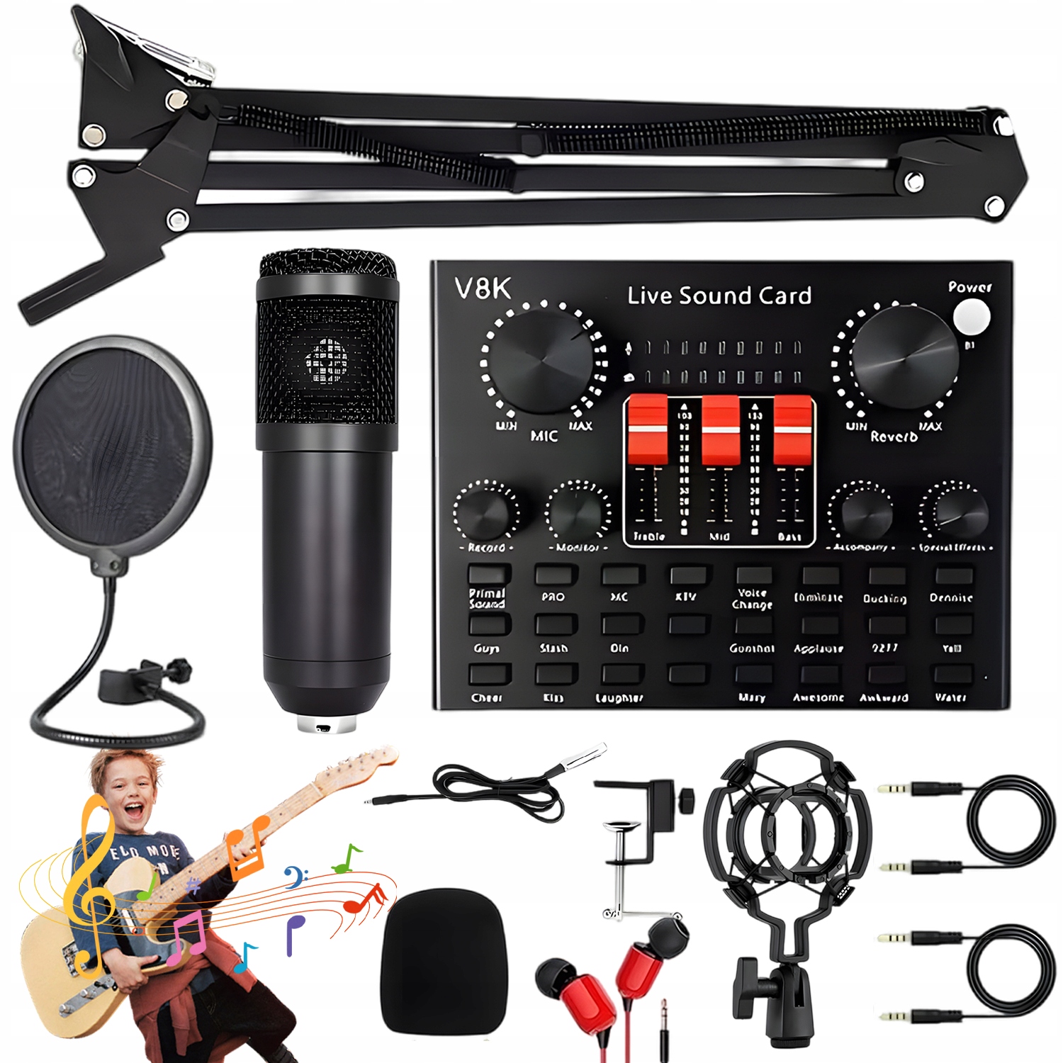 Profesionální Usb Mikrofon Pro Domácí Studio – Ochrana Proti Větru