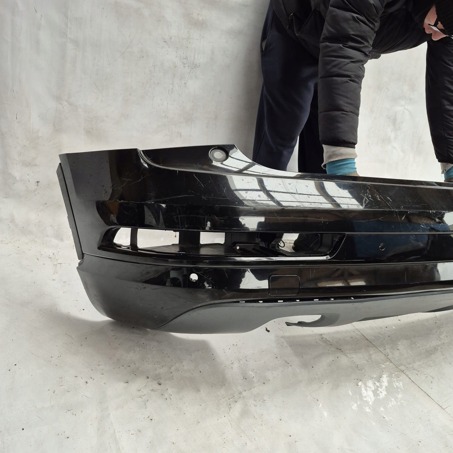 AUDI Q3 and 1 LIFT 14-18 bumper rear part rear PDC