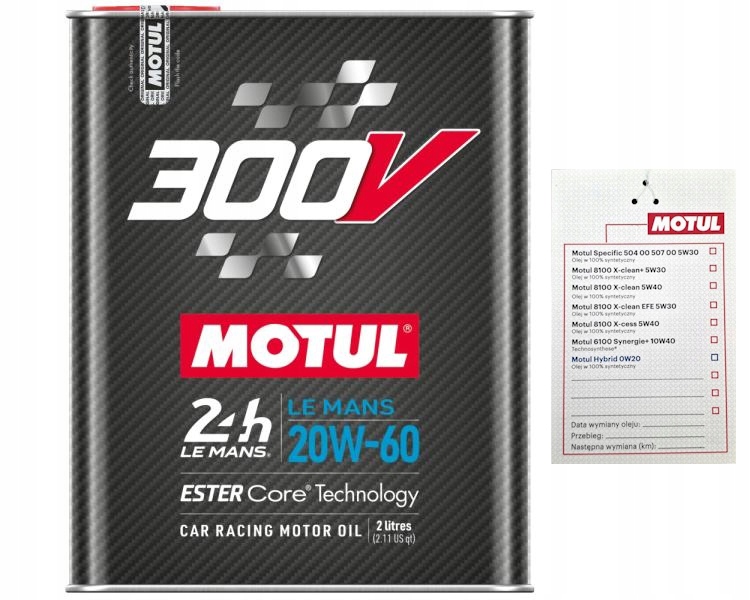 Olej Motul 300V Le Mans Ester Core 20W60 2L 110824 Zawieszka