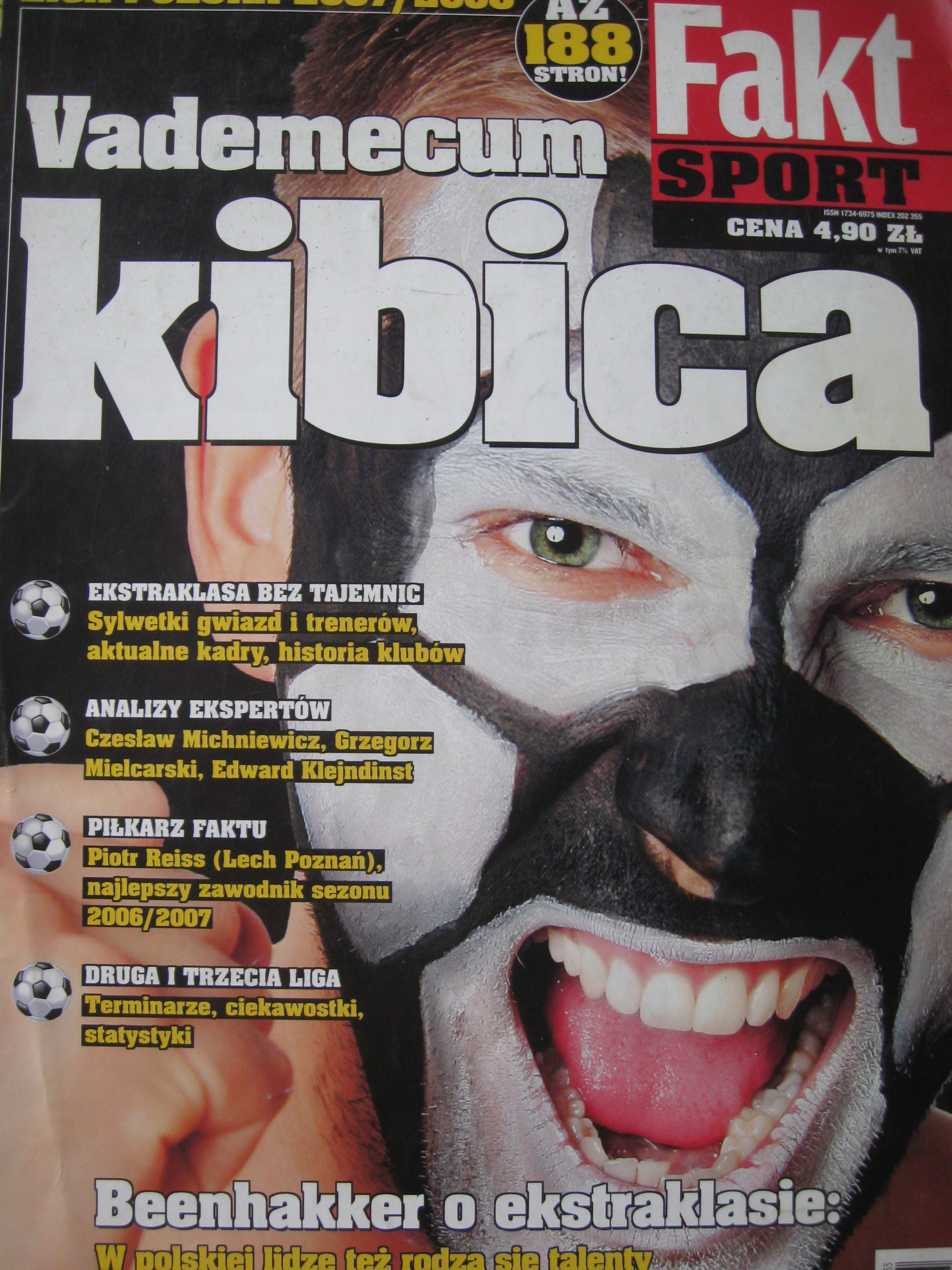 VADEMECUM KIBICA Fakt Sport 1, 2, 3 LIGA POLSKA 2007/2008