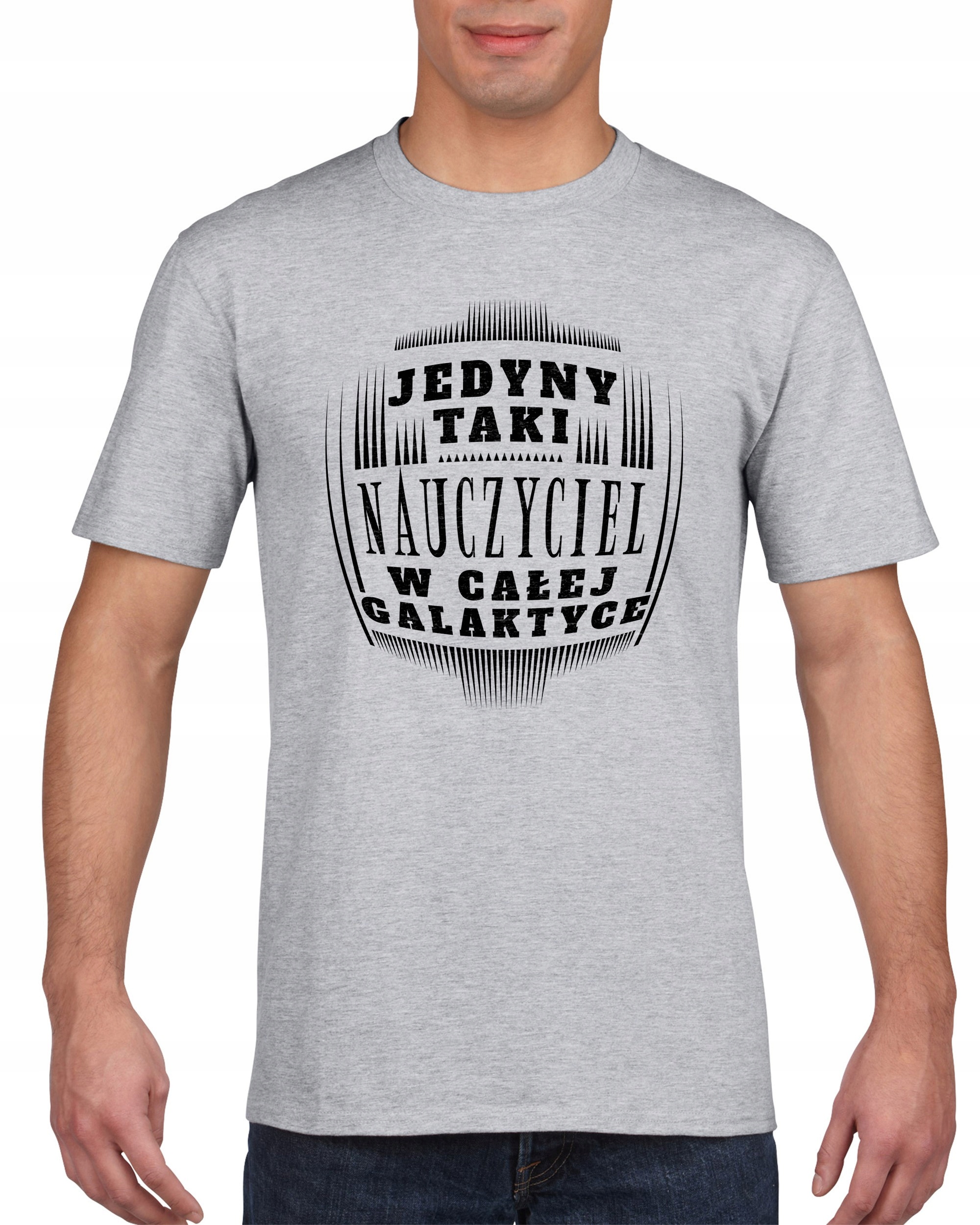 

Koszulka męska Jedyny Taki Nauczyciel W Całej s XL