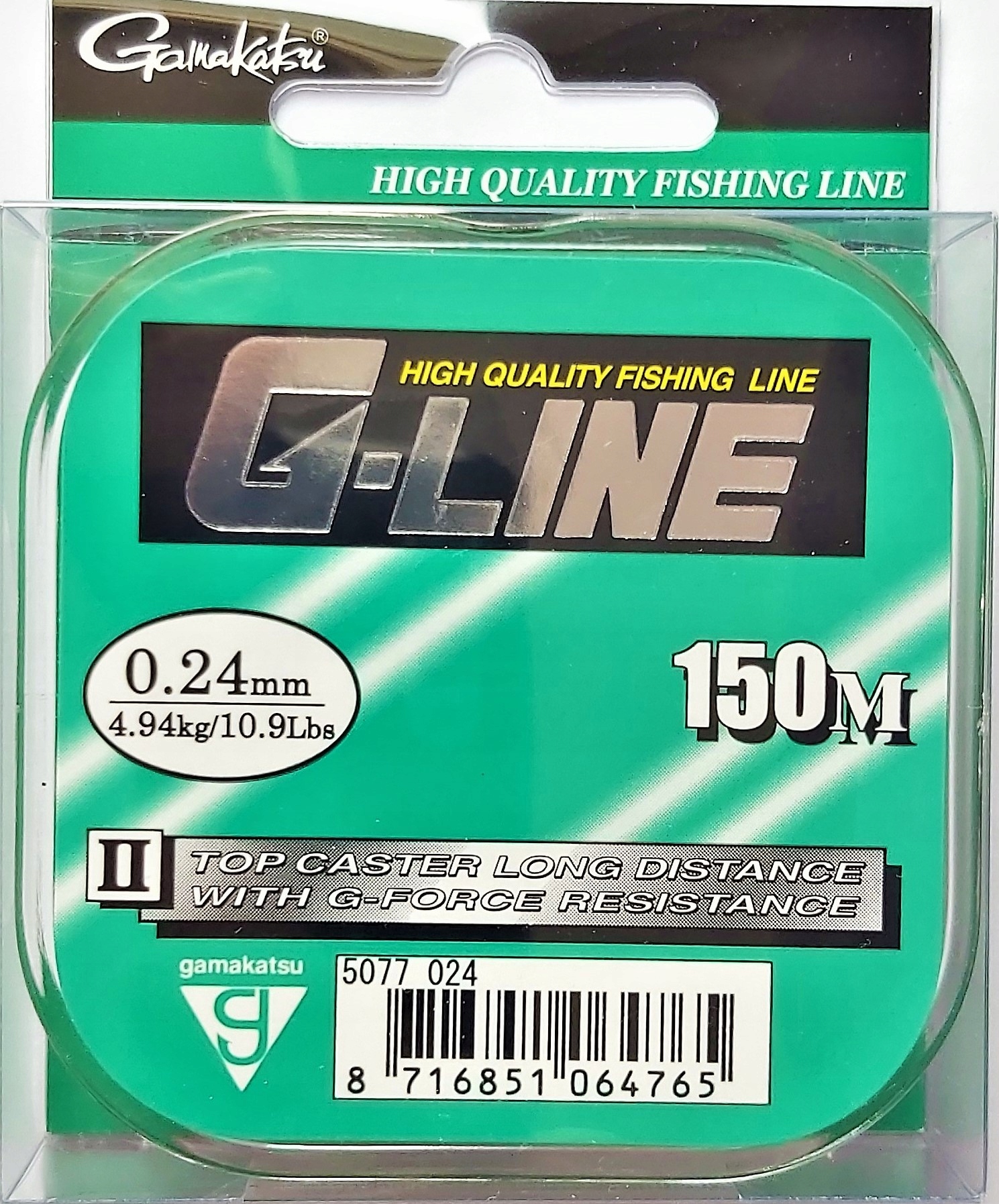 Żyłka Gamakatsu G-Line 0,24 4,94 kg 150 m