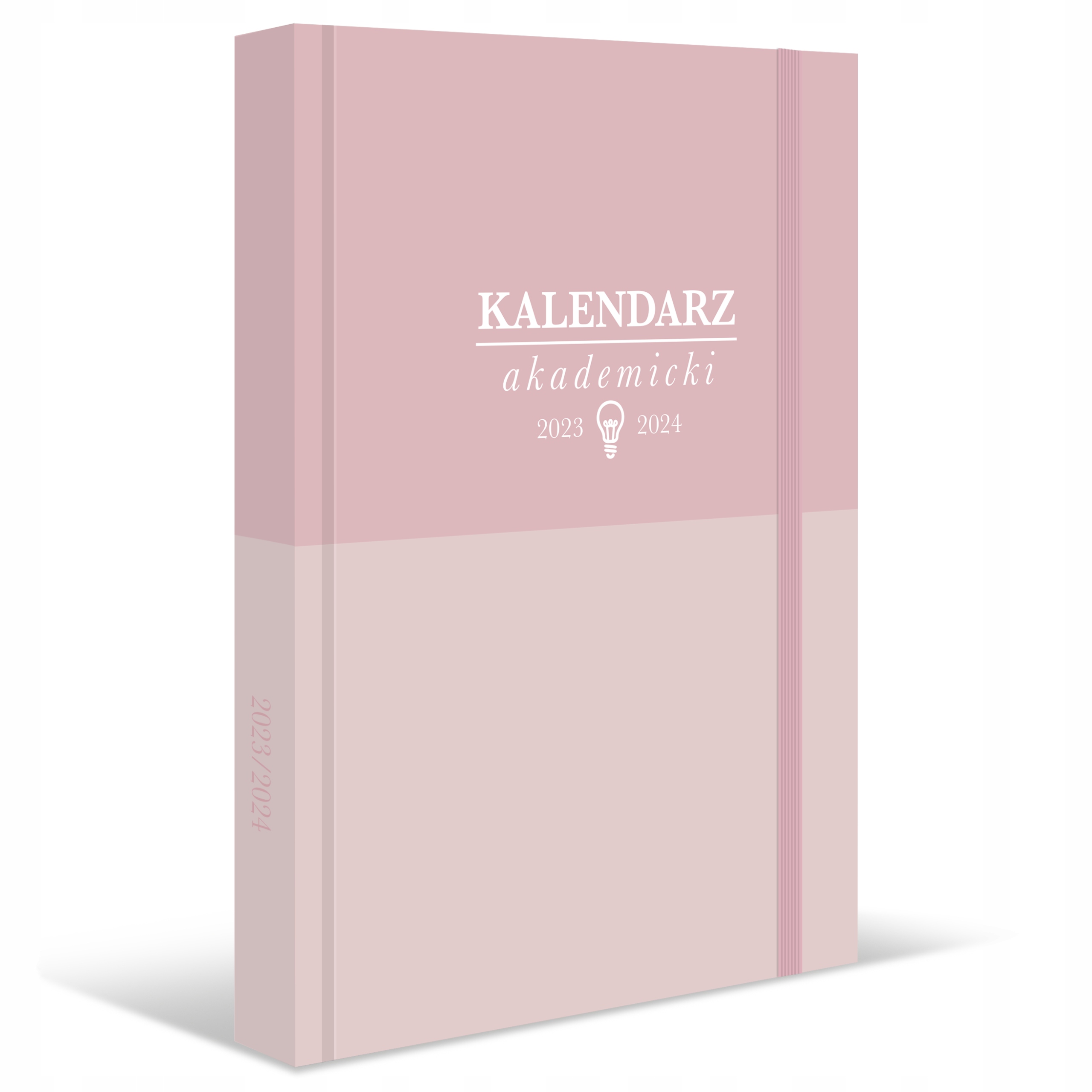 

planer Kalendarz Akademicki 2023/2024 z gumką Róż