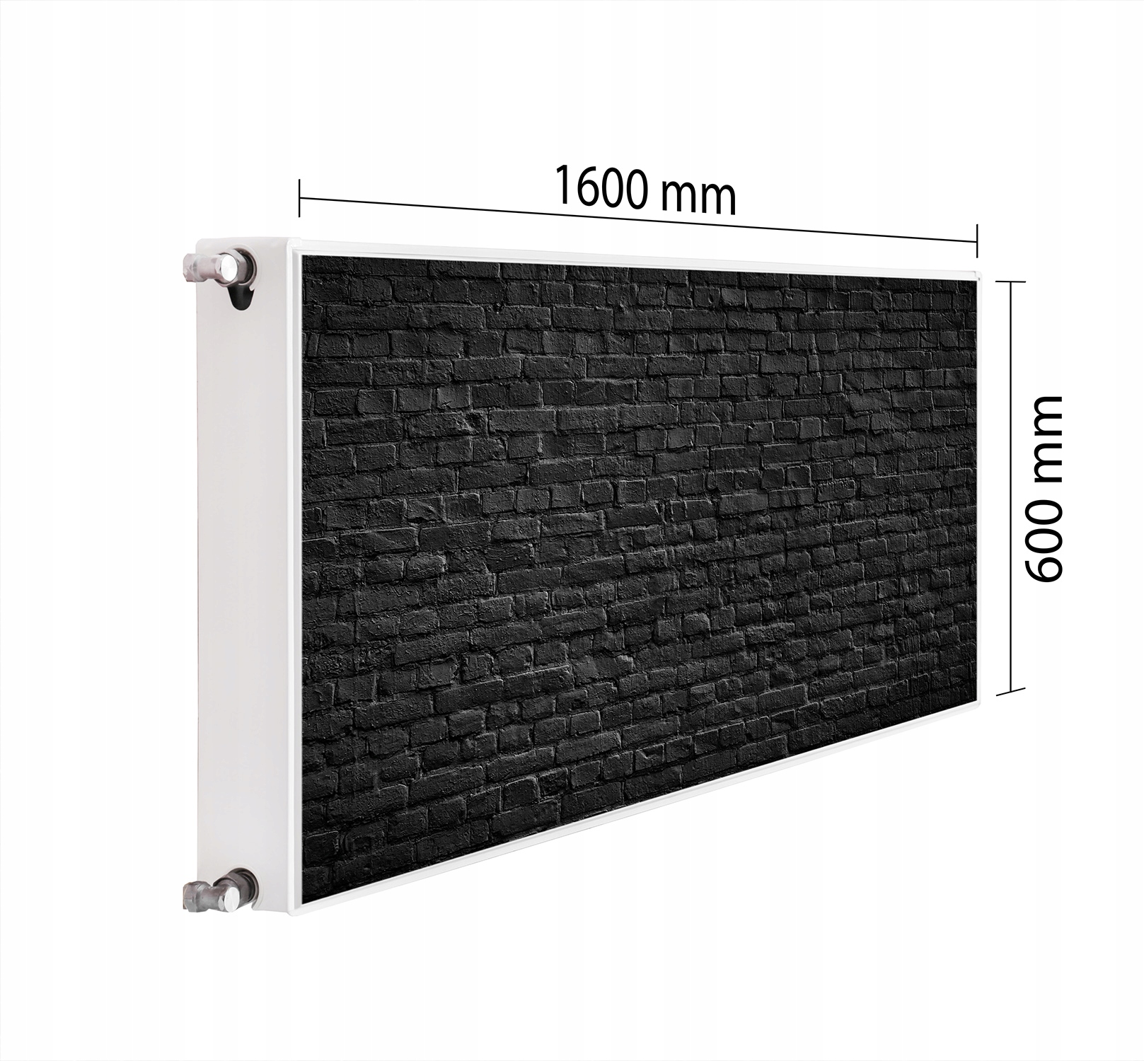 Magnetická Krytka Na Radiátor 160x60 Černá Podložka Magnet