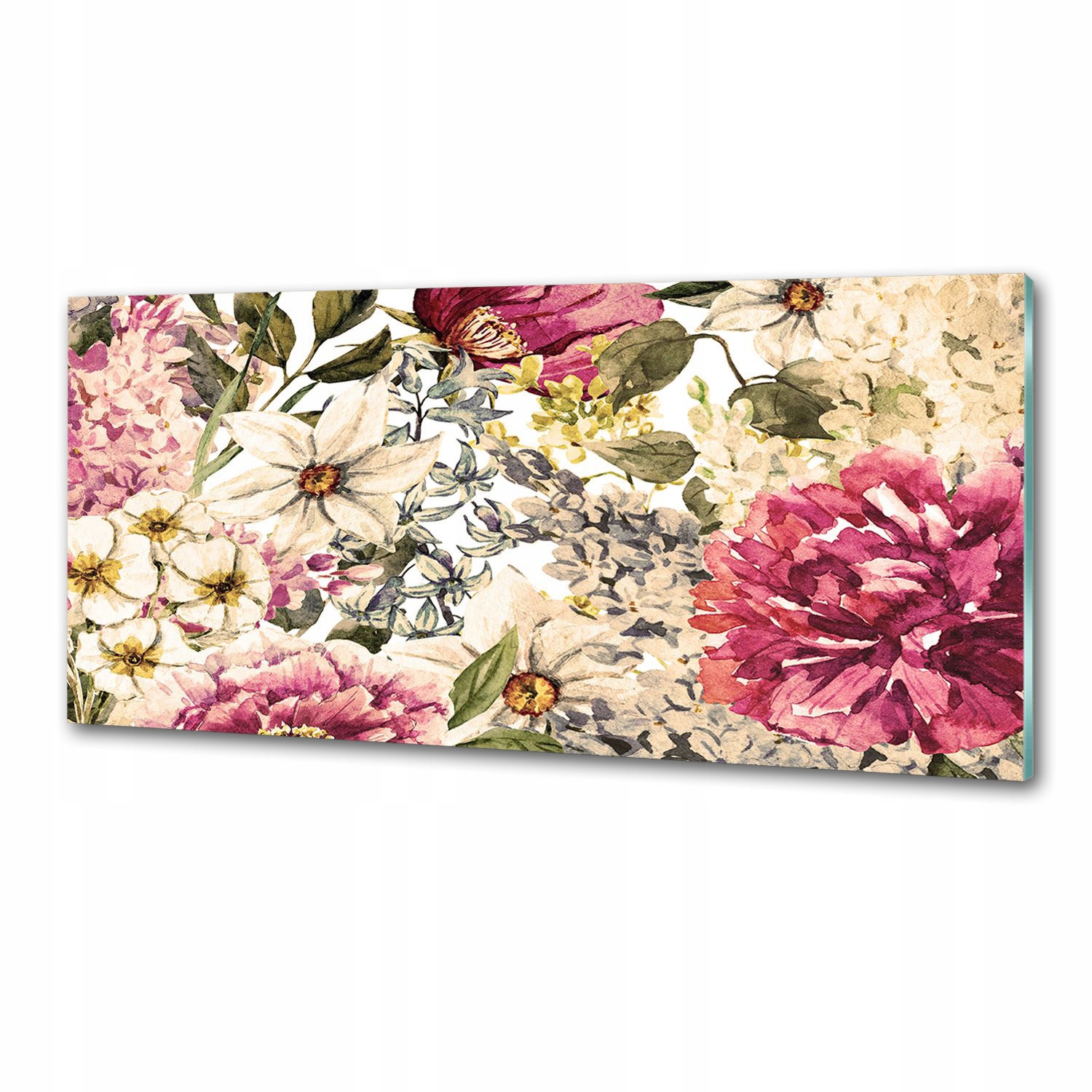 Panel do kuchyně Květinový vzor 125 x 50 cm Lepidlo