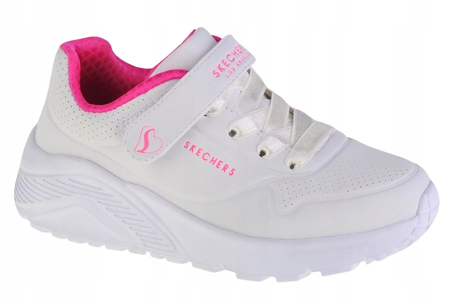 Buty dziecięce Skechers Uno Lite białe 310451N Whp