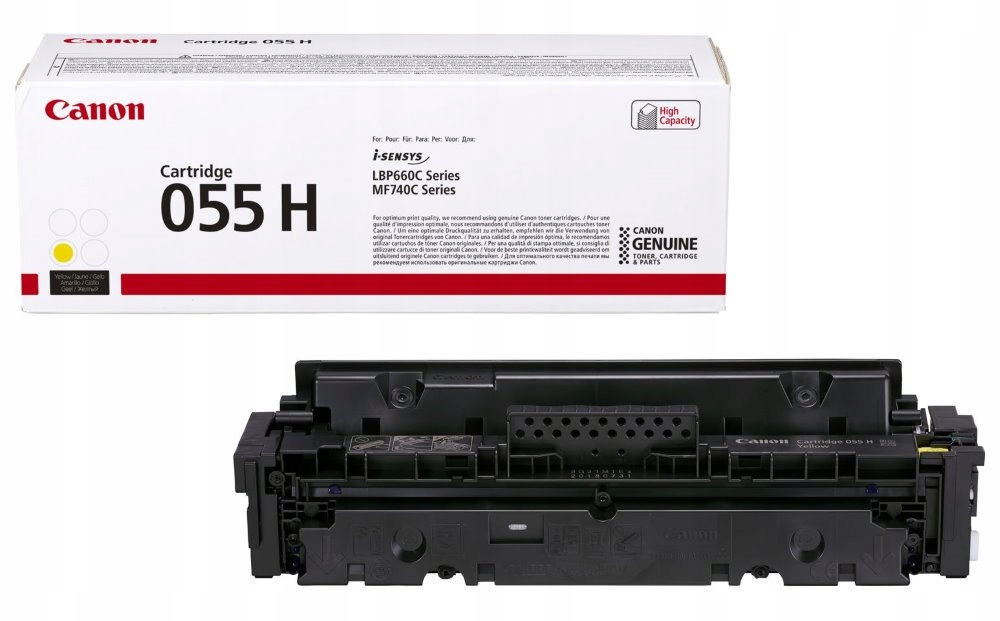 Canon originálny toner 055HY (žlutý, 5900str.) pre Canon MF742Cdw, MF744Cdw