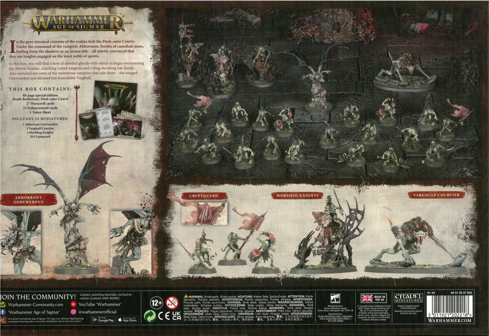 Flesh-Eater Courts Army Set (2023) System Warhammer Age of Sigmar