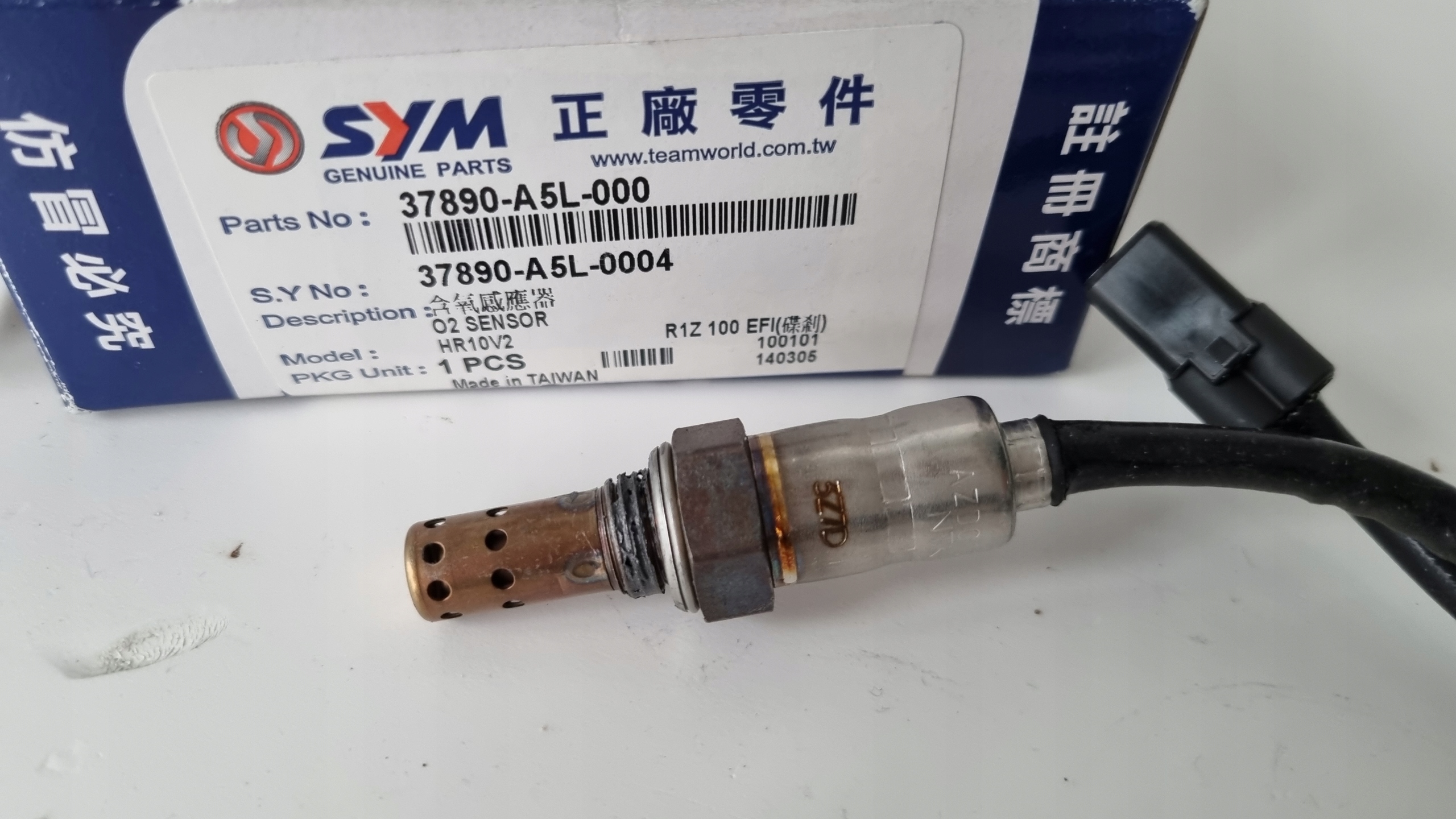 37890-A5L-000 - Лямбда-зонд O2 датчик Sym GTS MAXsym HD2 Citycom