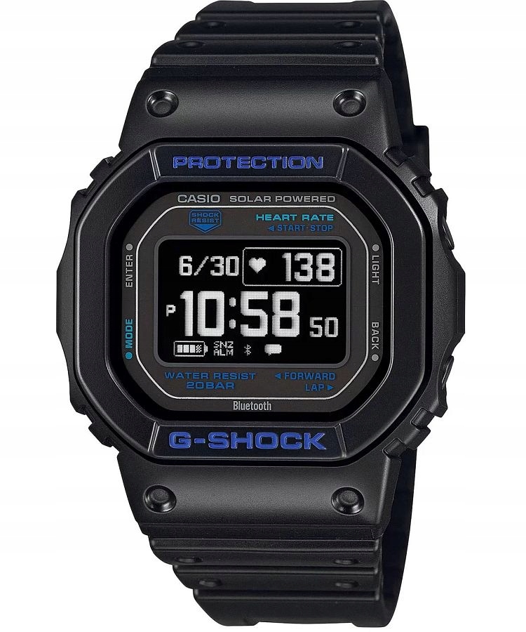 Pánské hodinky Casio G-shock G-Squad Square Move Bluetooth Solar