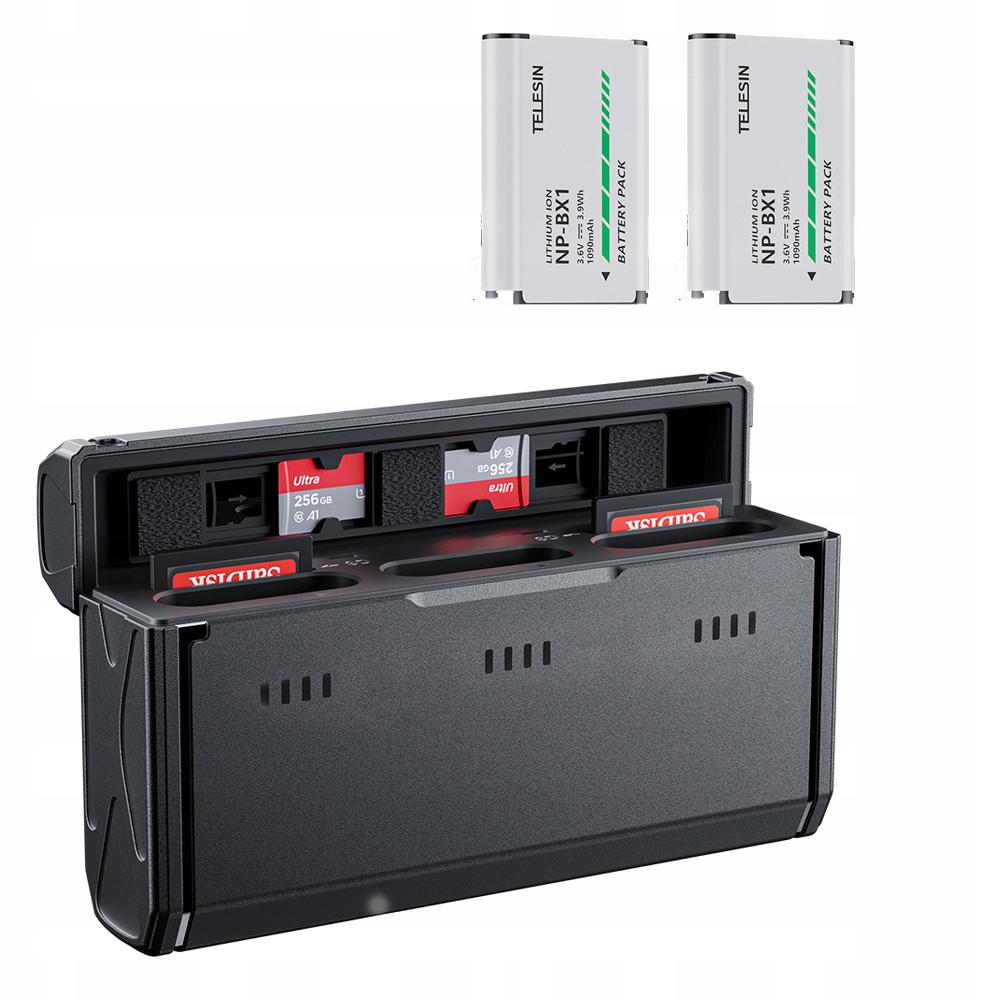 Usb Nabíječka Typ-c 2x Akumulátor Baterie typ Sony NP-BX1 NPBX1 Telesin